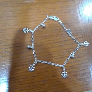 Anchor charm bracelet
